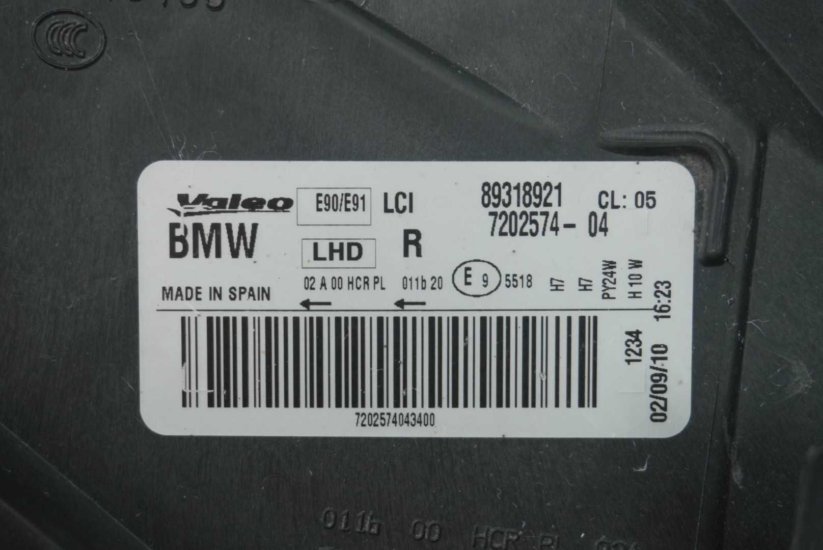 Lampa przednia Prawa BMW Seria 3 E91 Touring Facelifting 2008/2012