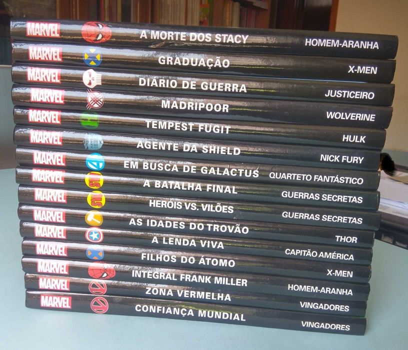 Coleção HERÓIS MARVEL Completa 15 volumes Ed. LEVOIR