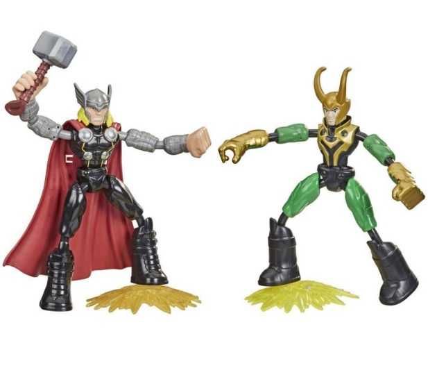 Hasbro Avengers Bend and Flex Thor vs Loki 2 Figurki