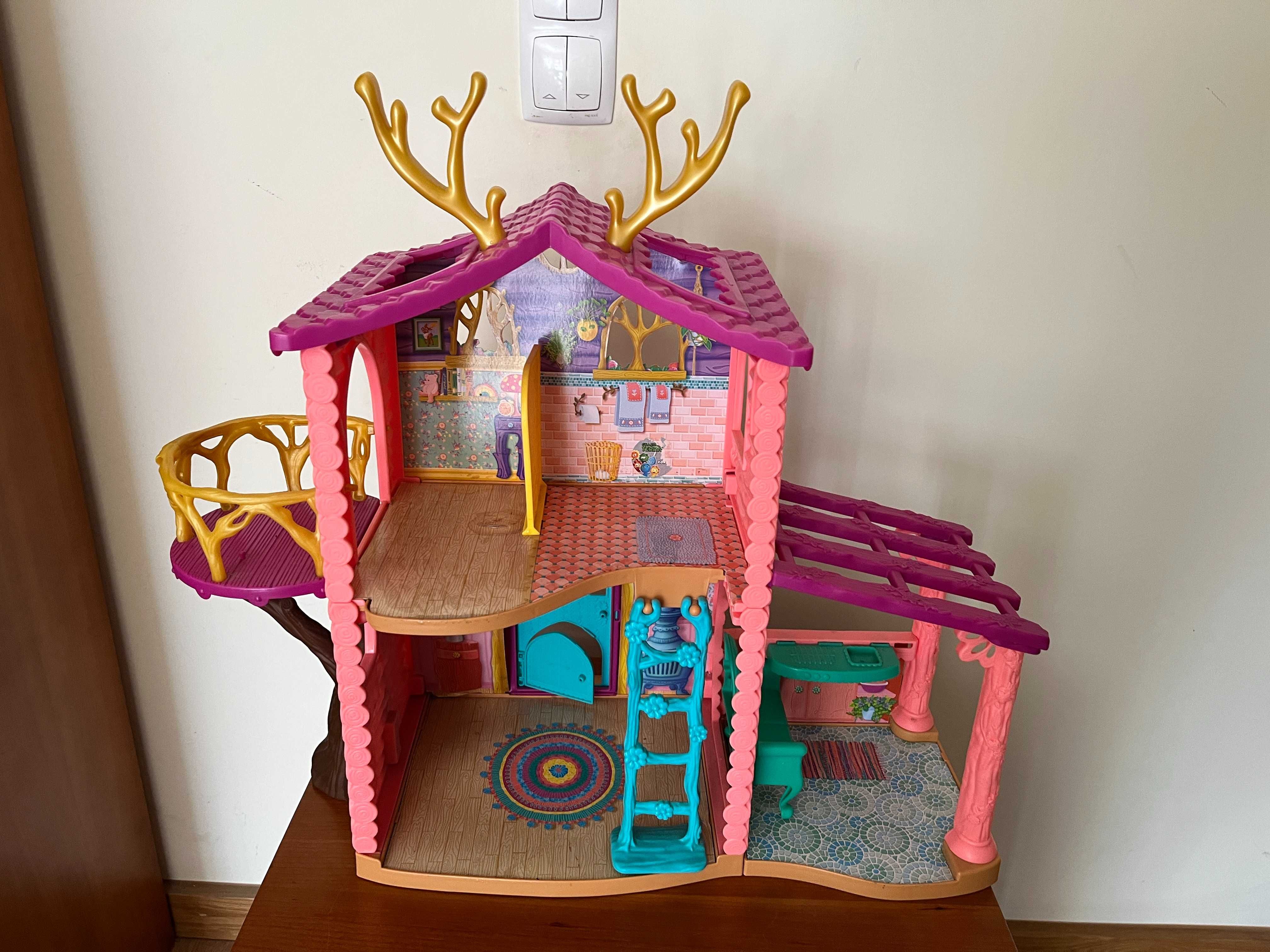 Casa Veado - Enchantimals com 4 bonecas