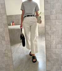 Spodnie jeansowe Denim w kolorze ecru, kremowym R.38 / M