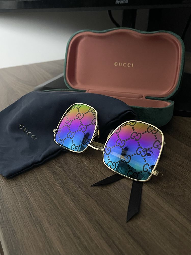 Okulary przeciwsloneczne Gucci Monogram OG ALL oryginalne
