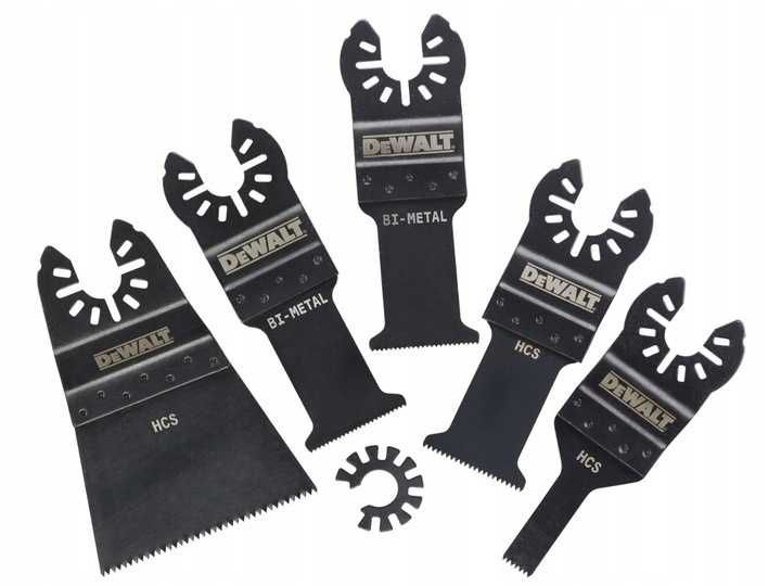 Uniwersalne brzeszczoty DeWalt - Zestaw 5 Sztuk - NOWE