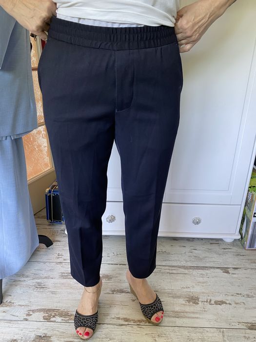 Filippa K. Wełna wełniana lana chinos chinosy do kostek 40 L