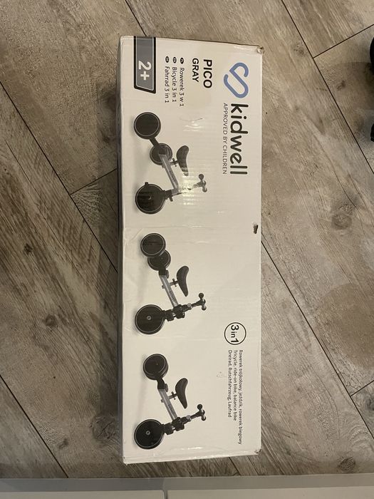 Kidwell Pico rowerek 3w1 Cool gray