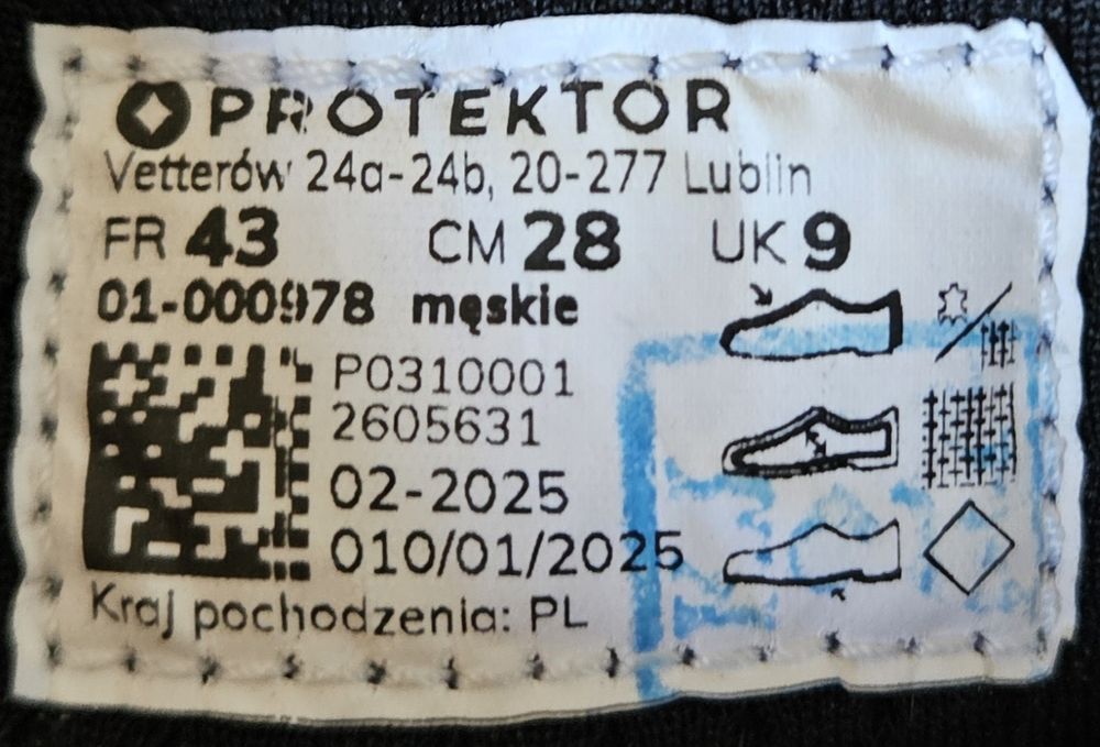 Buty taktyczne 43r Protektor (Wojas 957)