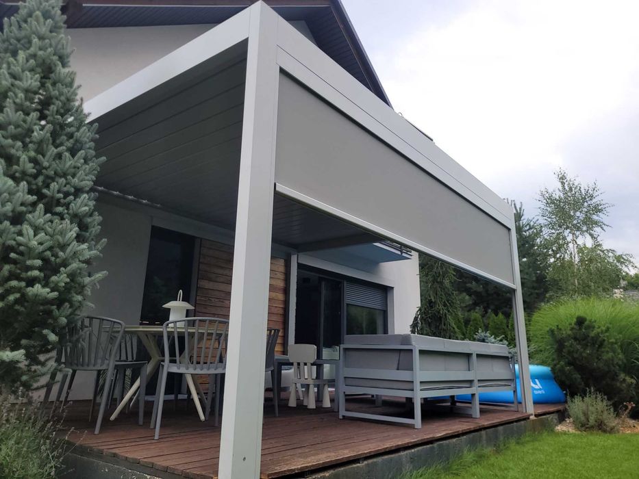 Pergola lamelowa aluminiowa 400x300 Polski Producent różne wymiary