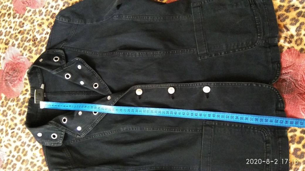 Пиджак джинсовый размер 50-52