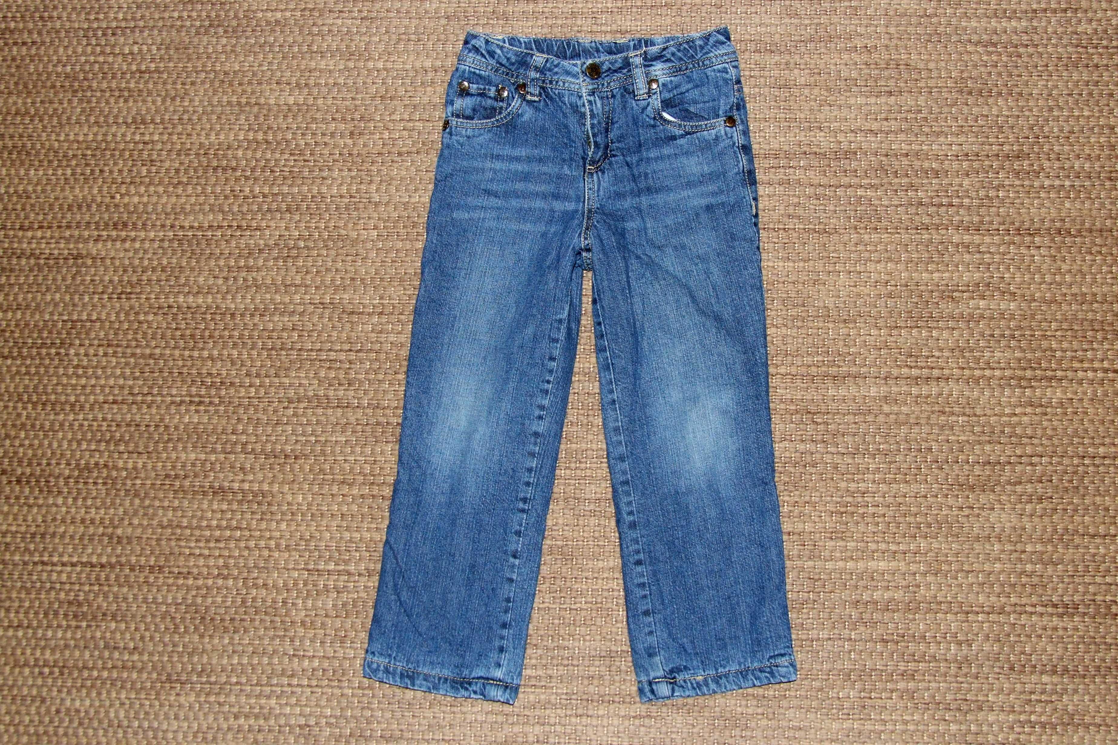 Spodnie jeans ocieplane rozm. 110-116