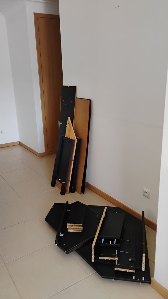 Mesa/Secretária de canto IKEA Hemnes Preto