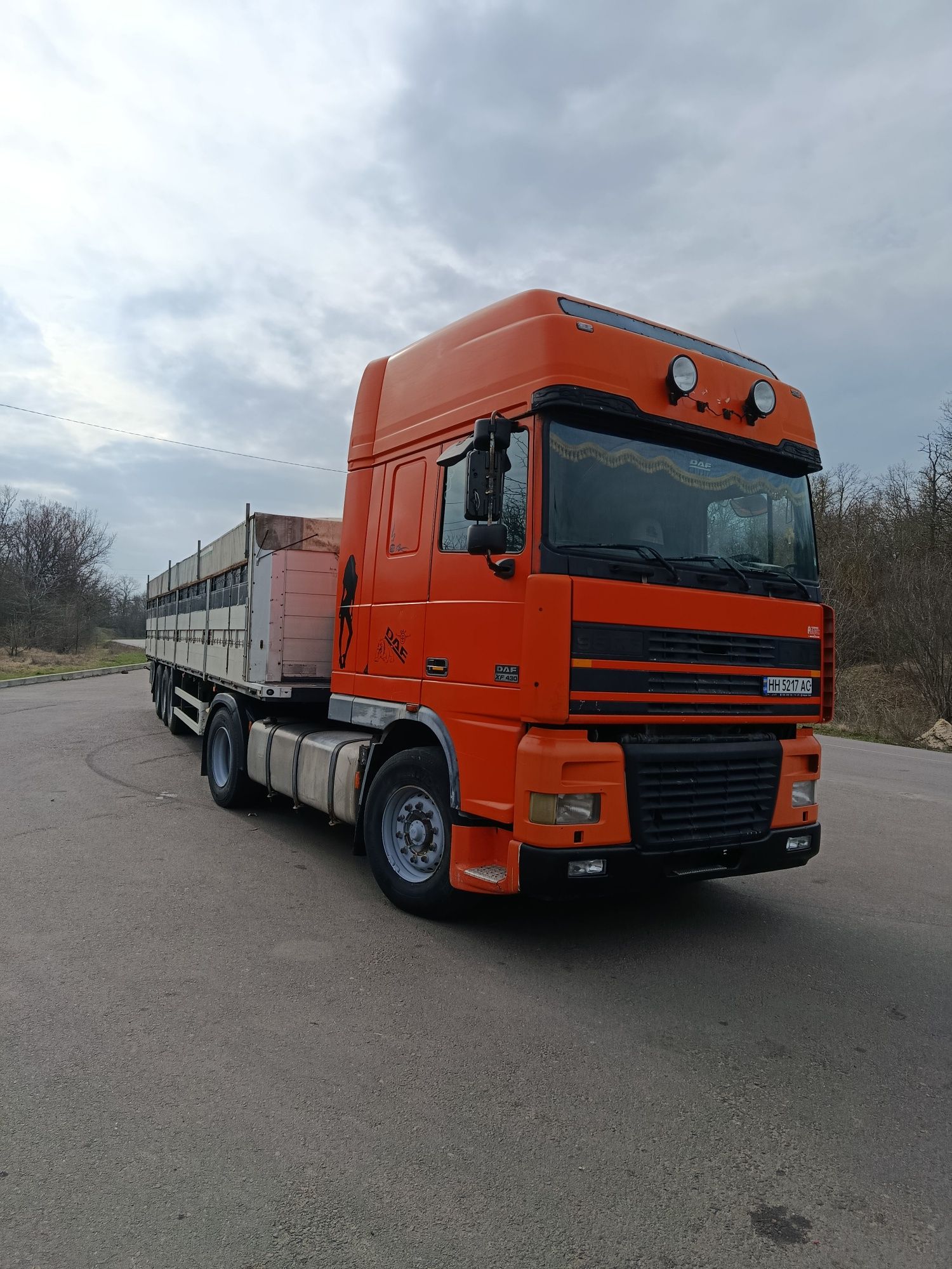 Даф430 е2 простая топливная.