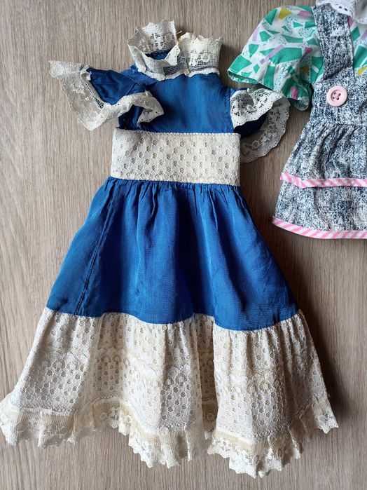 Одежда для кукол 2 платья панталоны