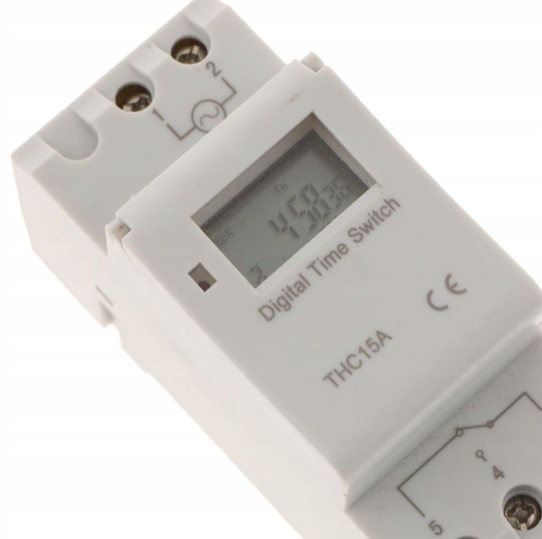 Cyfrowy programator LCD Timer 220V 16A przekaźnik czasowy