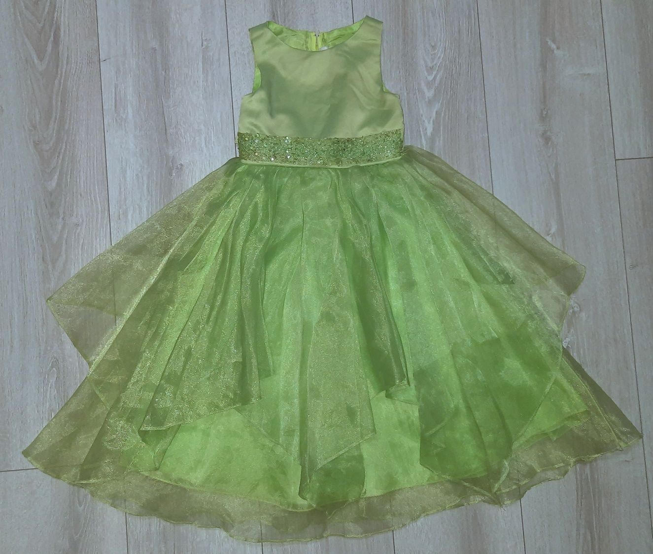 Zielona suknia Chic Baby r. 104