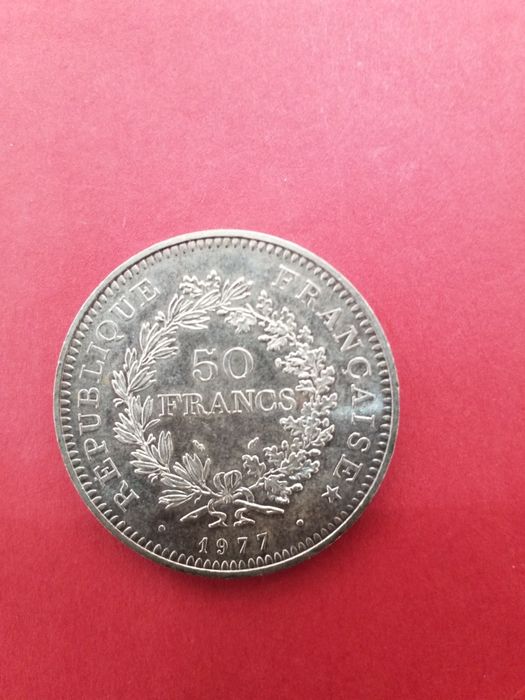 Moedas antigas em prata francesas