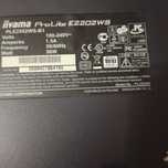 Монитор Iiyama PL2202W  диагональ 22" в рабочем состоянии на запчасти