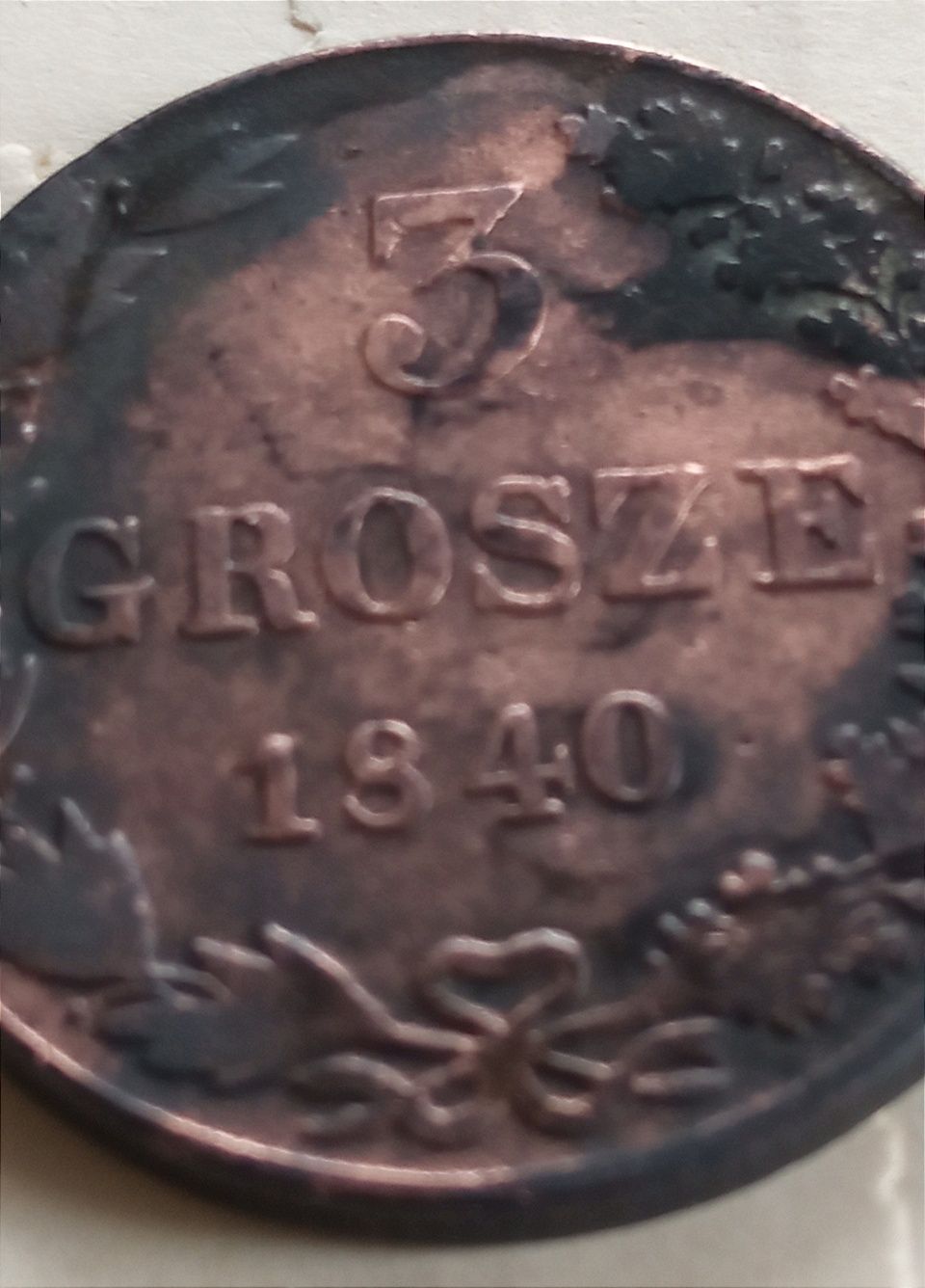 3 gr 1840 księstwo Warszawskie.