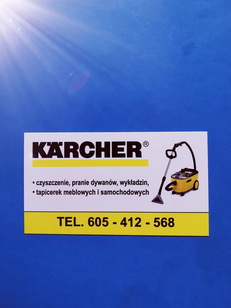 Karcher pranie czyszczenie dywanów wykładzin tapicerki  ozonowanie