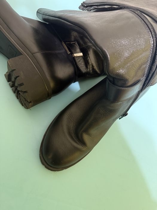 Чоботи демісезонні шкіряні