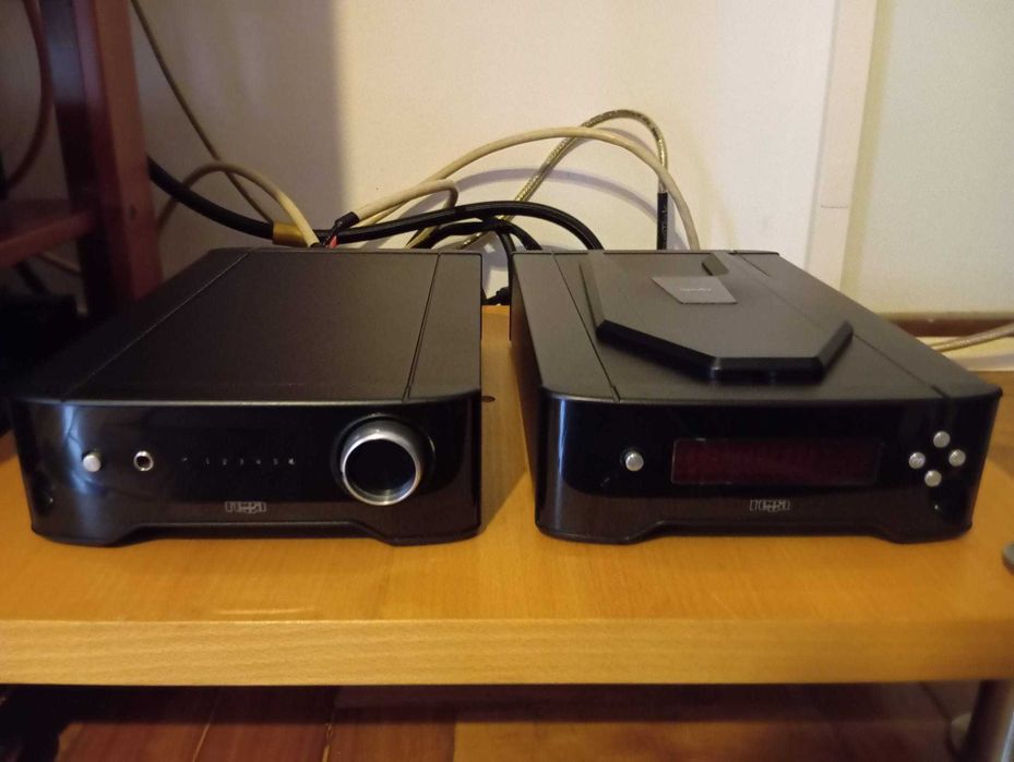 Rega - Amplificador brio e leitor de CD's apollo