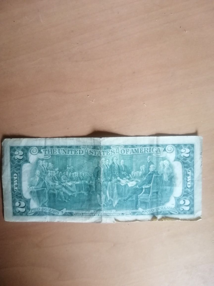 Продам купюру 2 доллара США 1976 г.