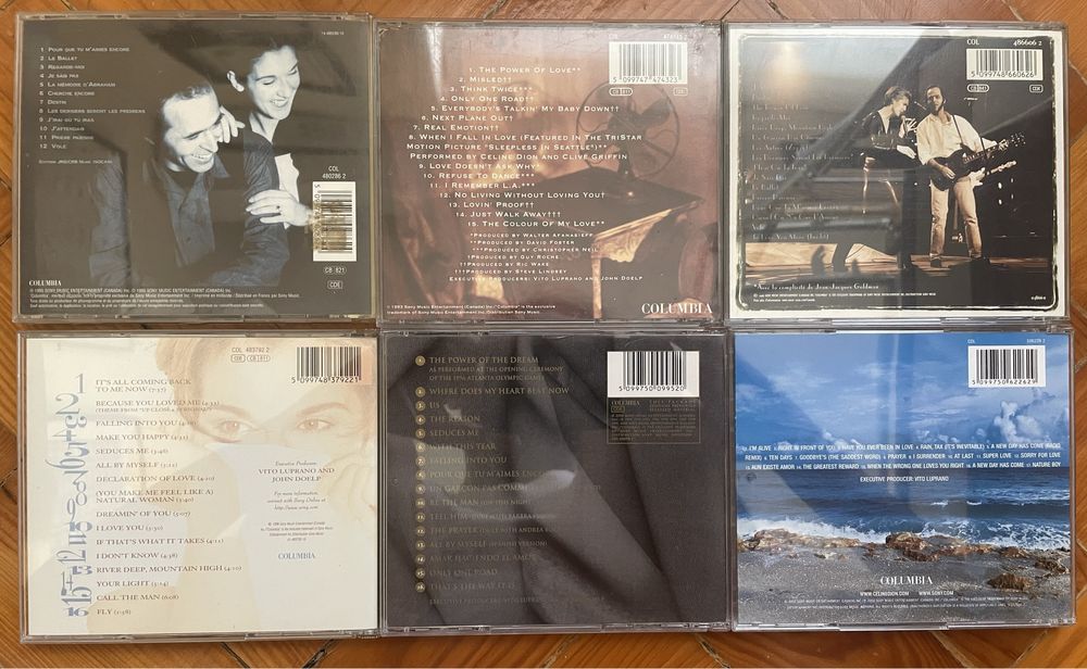 Cd’s e DVD’s musicais Celine Dion