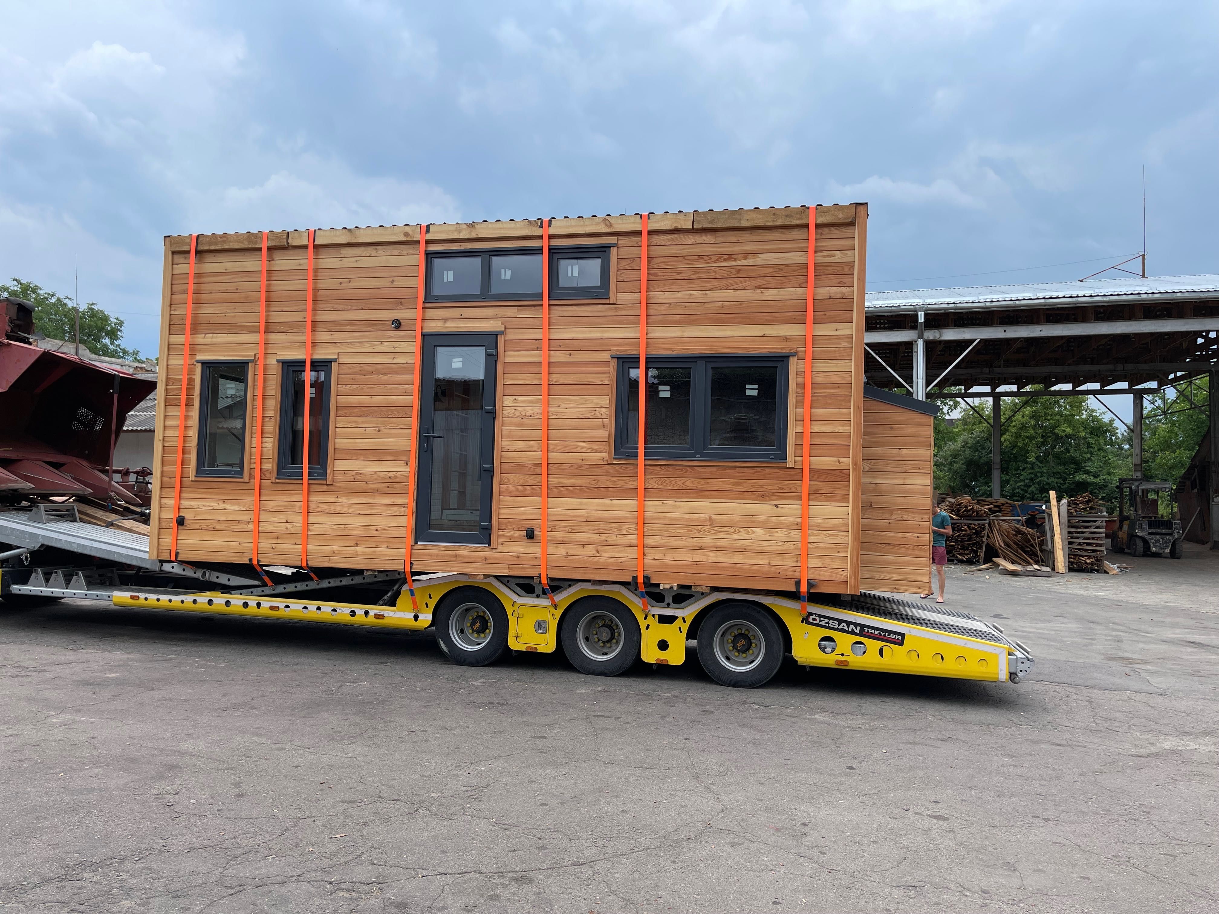 Модульний будинок, мобільний будинок, будинок на колесах, tiny house.