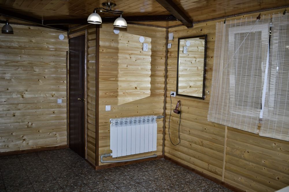 Баня на дровах. Троєщина