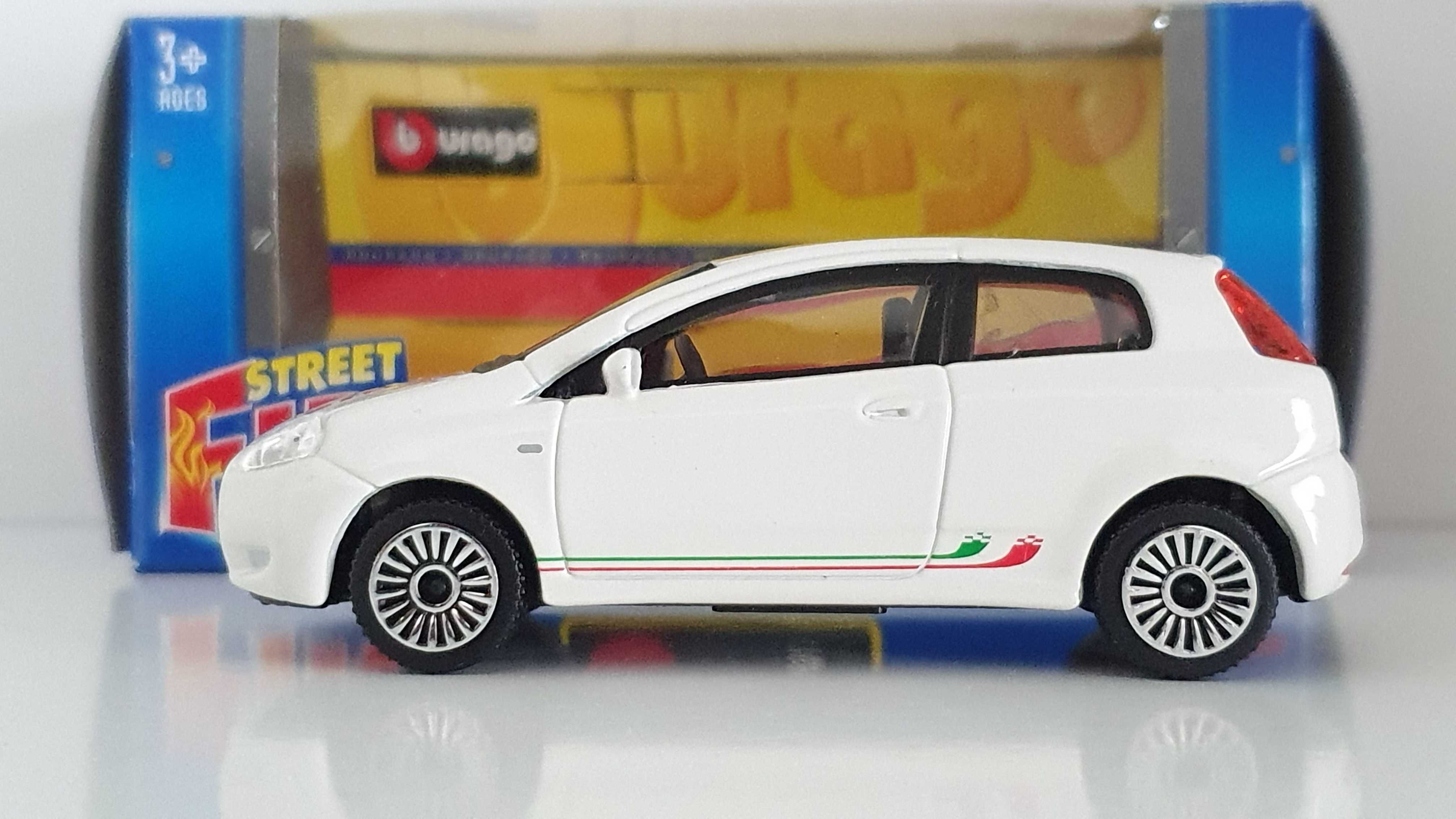 Fiat Grande Punto flaga Włoch Bburago Burago 1:43