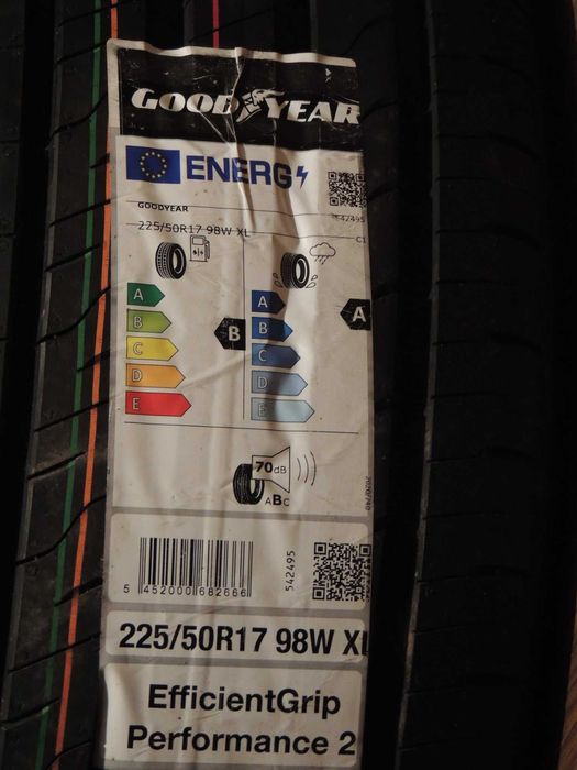 2 Opony Goodyear Efficientgrip Performance 2 .255/50R17 98W nowe