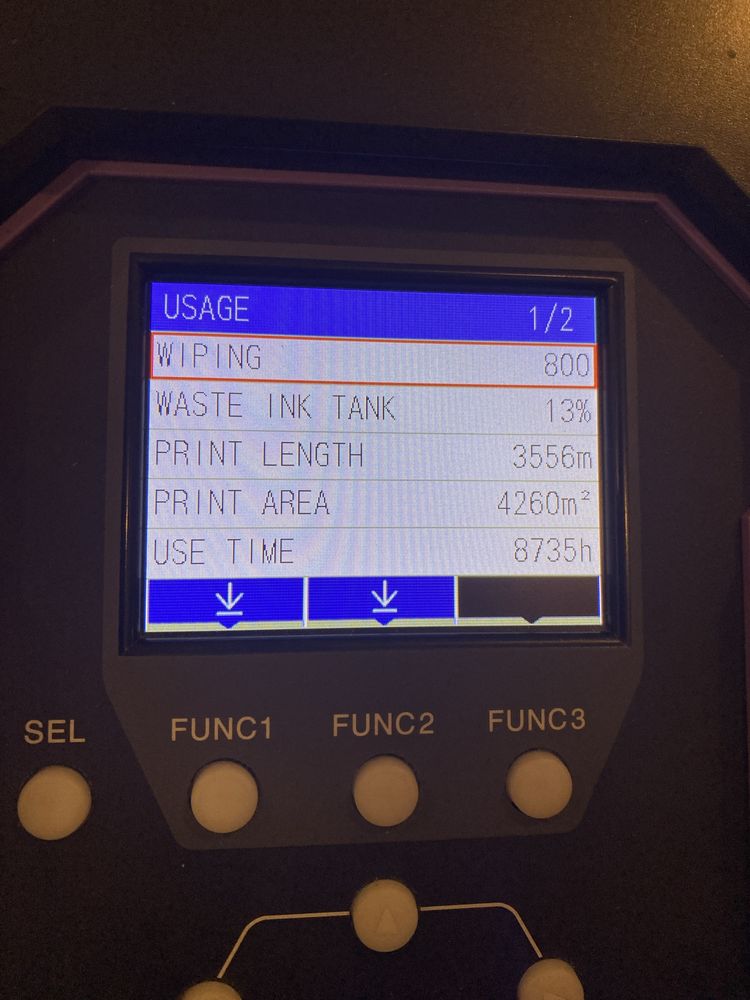 Ploter Mimaki UCJV 300-160 LED UV druk+cięcie, niski przebieg