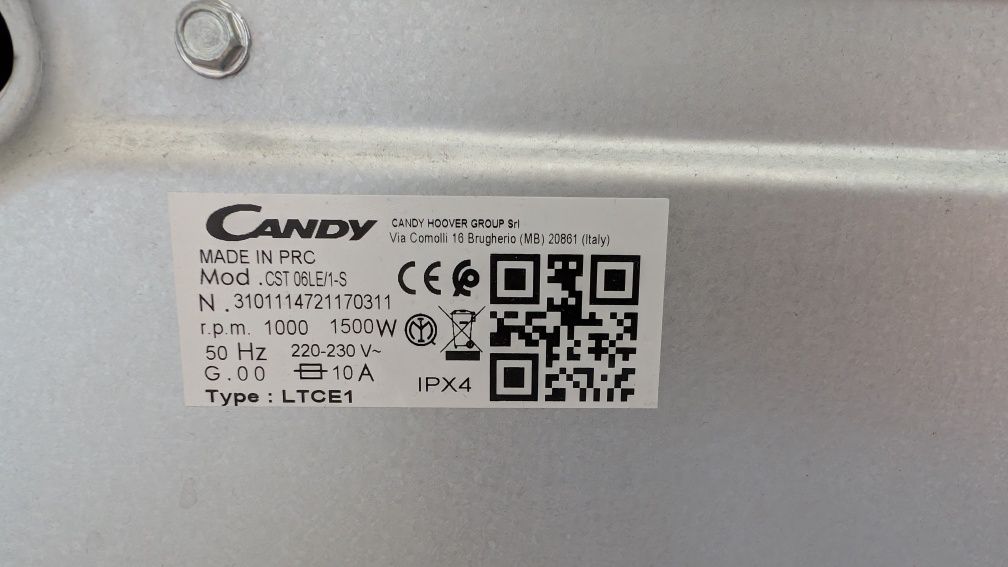 Pralka Candy - CST 06LE/1-S
