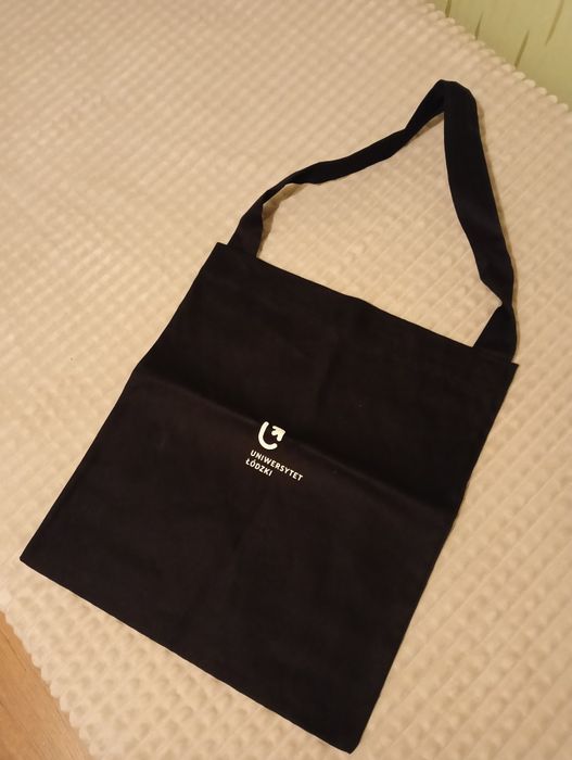 Torba bawełniana UŁ (Uniwersytet Łódzki) z mottem uczelni