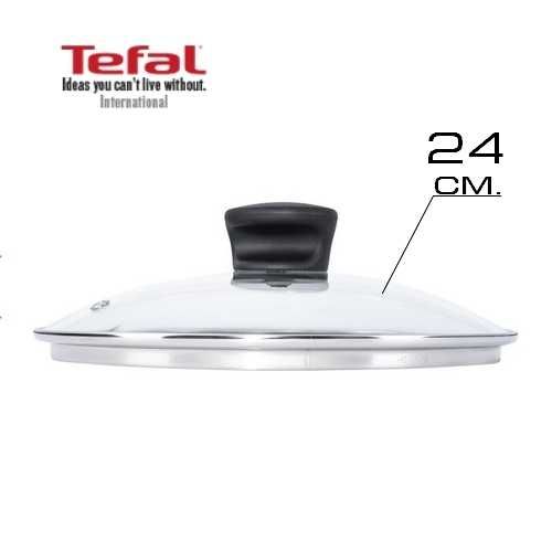 Tefal Glass Lids/новая универсальная крышка для кухонной посуды Ø24 см