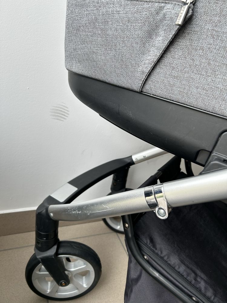 Wózek Espiro Next 2w1 szary kompletny