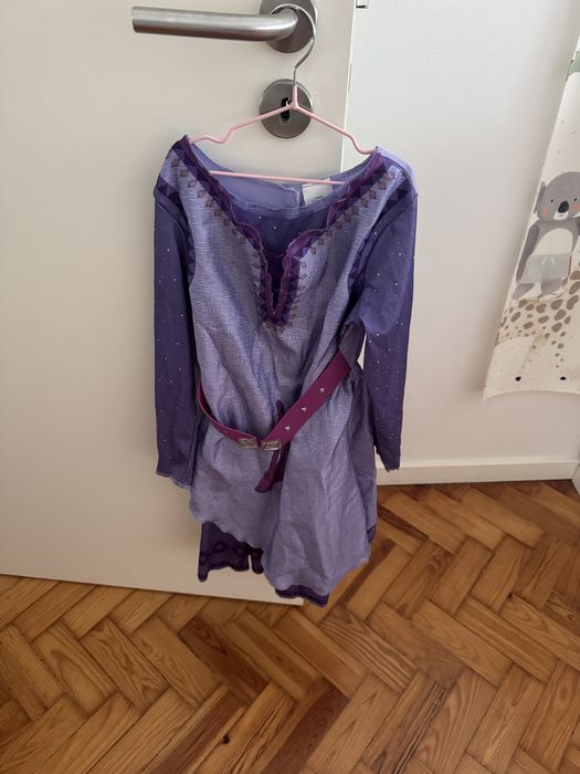 Vestido Princesa Asha do Filme Wish da Disney