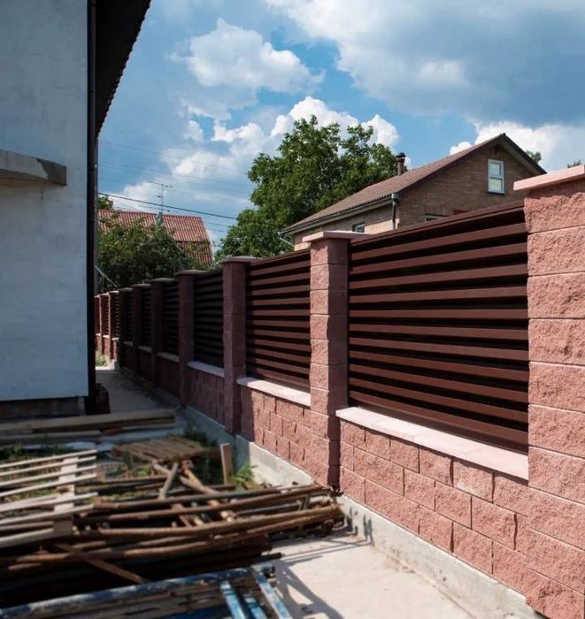 Паркан Жалюзі!Паркан жалюзі класик! Ворота/Паркани Луцьк! Забор жалюзі