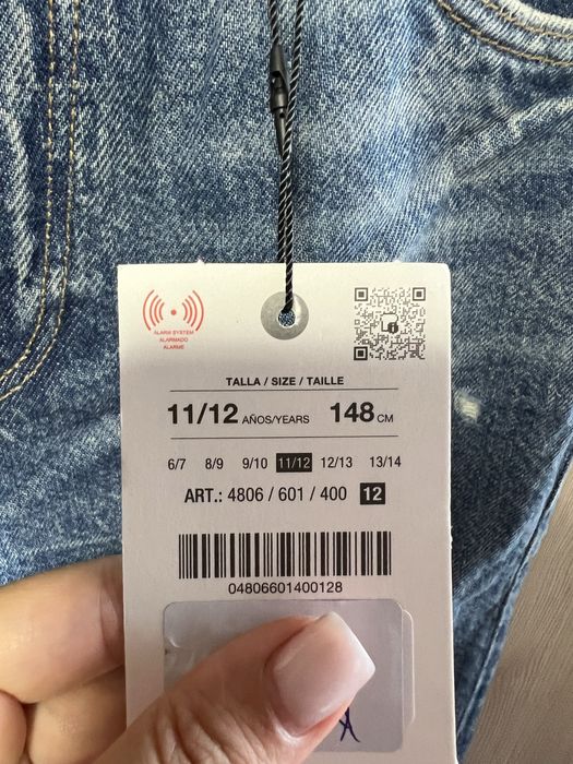 Джинсы Zara на девочку 11-12лет 152см