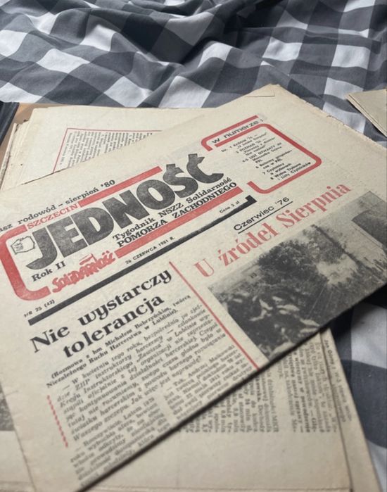 Dokumenty solidarność, komunikaty, tygodniki