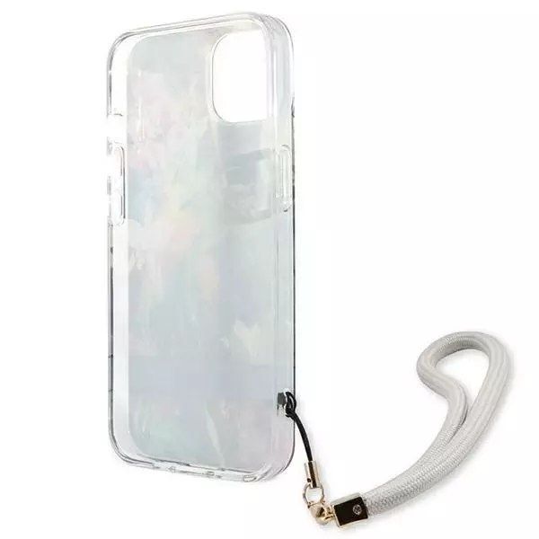 Guess GUHCP13SHFLSB iPhone 13 mini 5,4 "bleu / bleu étui rigide