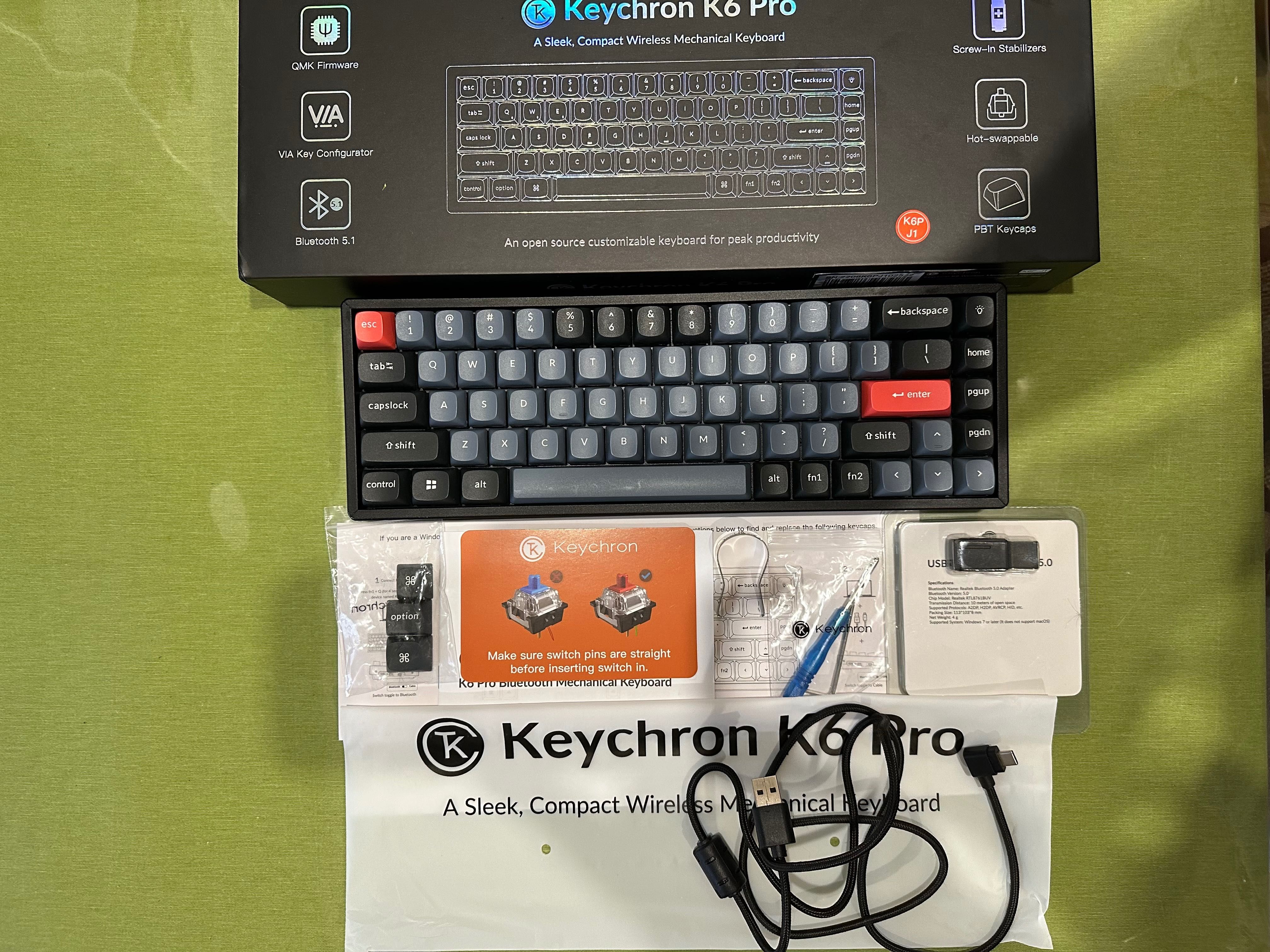 Клавіатура
Keychron K6 Pro RGB Backlight Aluminium Frame