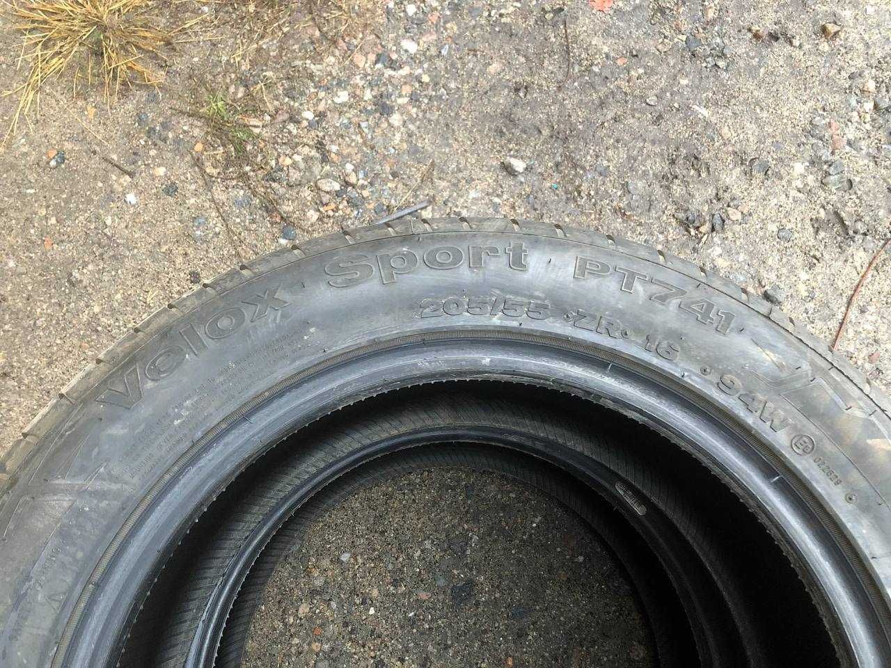 Продам пару колес Petlas Velox Sport PT741 205/55 ZR16 94W 2023 года.