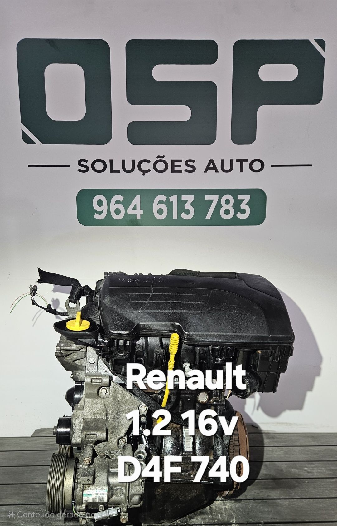 Motor Renault 1.2 16v  D4F 740