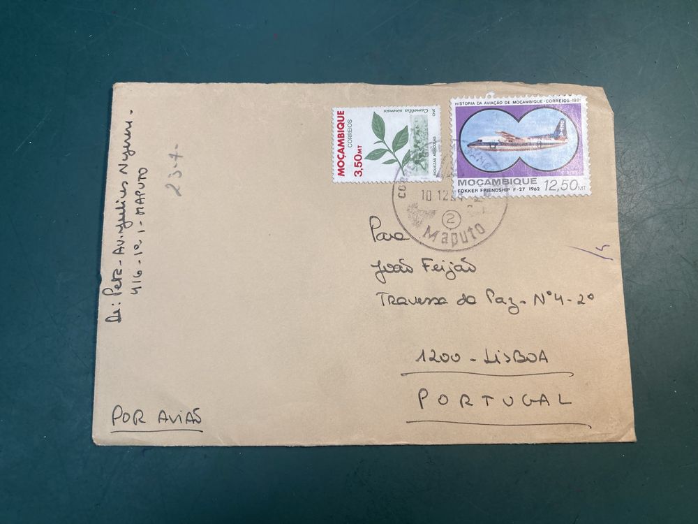 Envelope 1981 de Moçambique