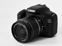 Дзеркальный фотоаппарат Canon EOS 550D + об'єктив 18-55 IS Kit Black
