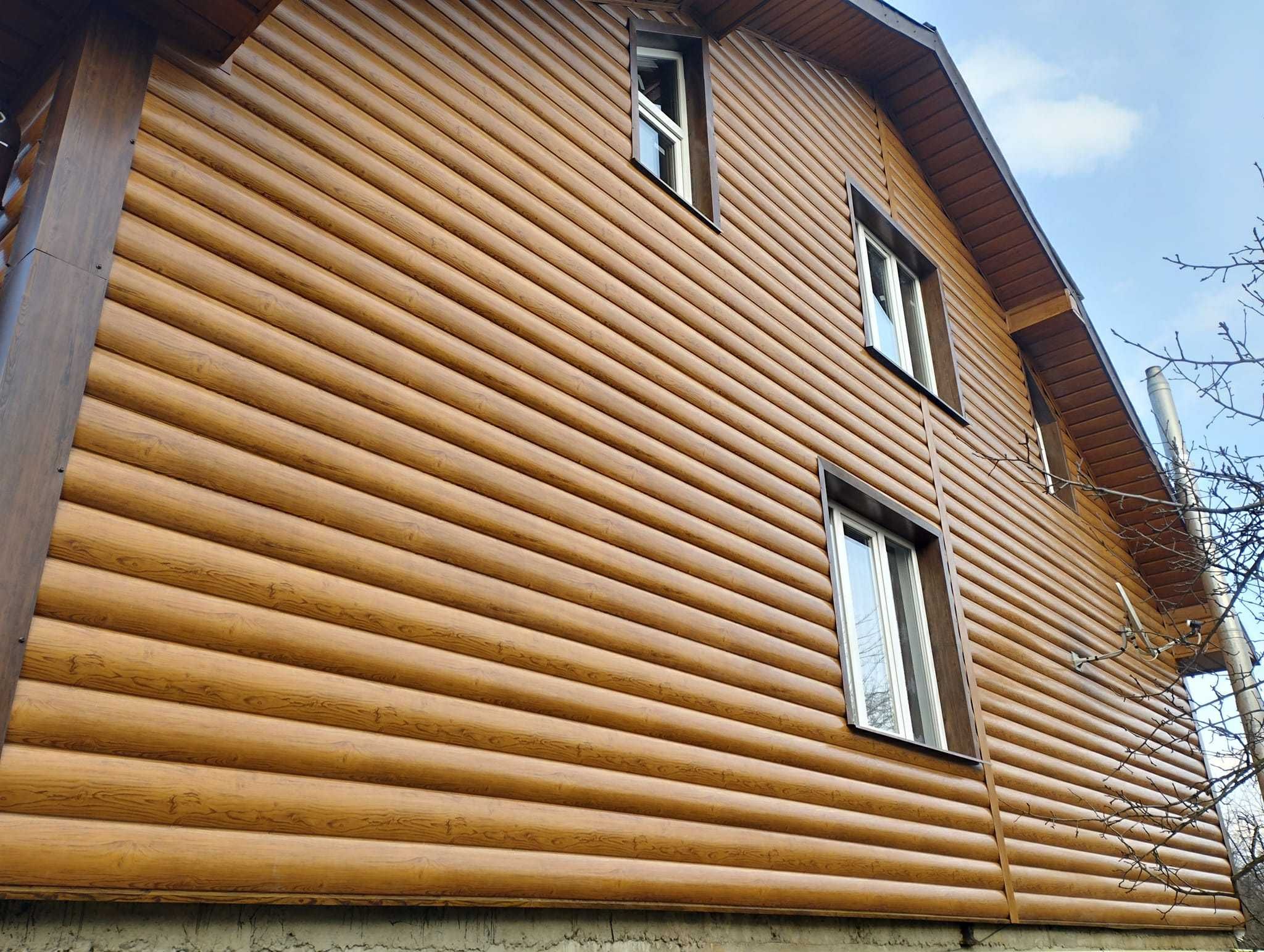 Сайдинг Профнастил Металопрофіль Металочерепиця блокхаус металевий