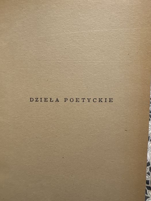 Dziela poetyckie A.Asnyk
