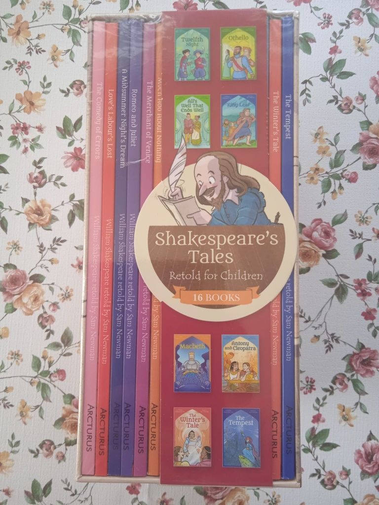 Zestaw 16 książek dla dzieci Shakespeare's Tales po angielsku