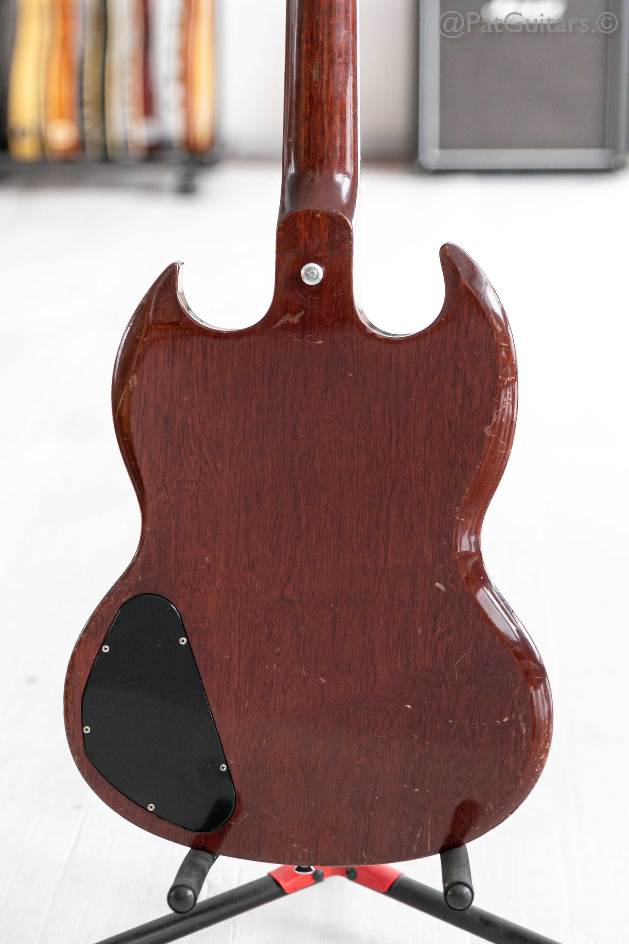 1969 Gibson SG Junior with Vibrola and a Large Guard in Cherry