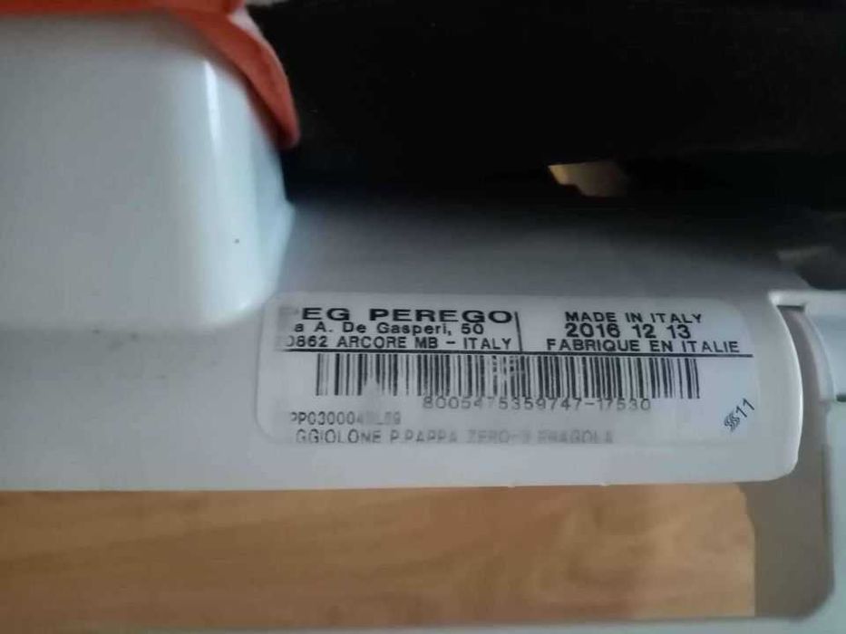 Krzesełko do karmienia Peg Perego